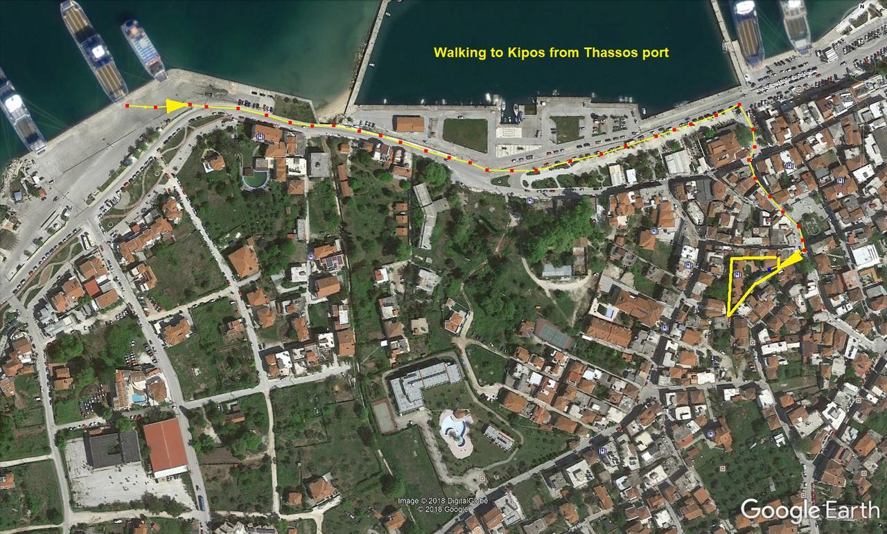 Kipos Hotel Thásos Exterior foto